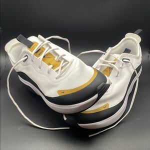 Nike AirMax White and Gold